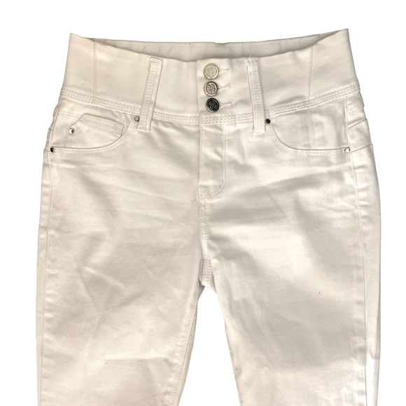 LAURIE FELT SILKY CURVE SKINNY WHITE JEANS WITH VITAL STRETCH TECHNOLOGY XXS - Picture 11 of 16